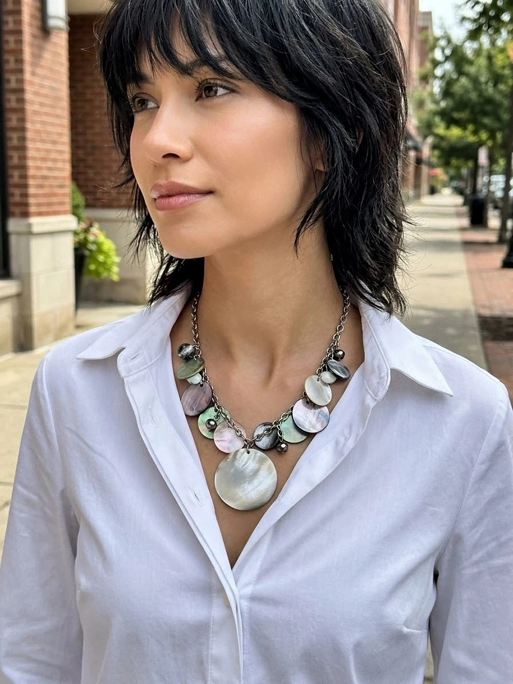 E.L. Designs Multicolor Statement Necklace